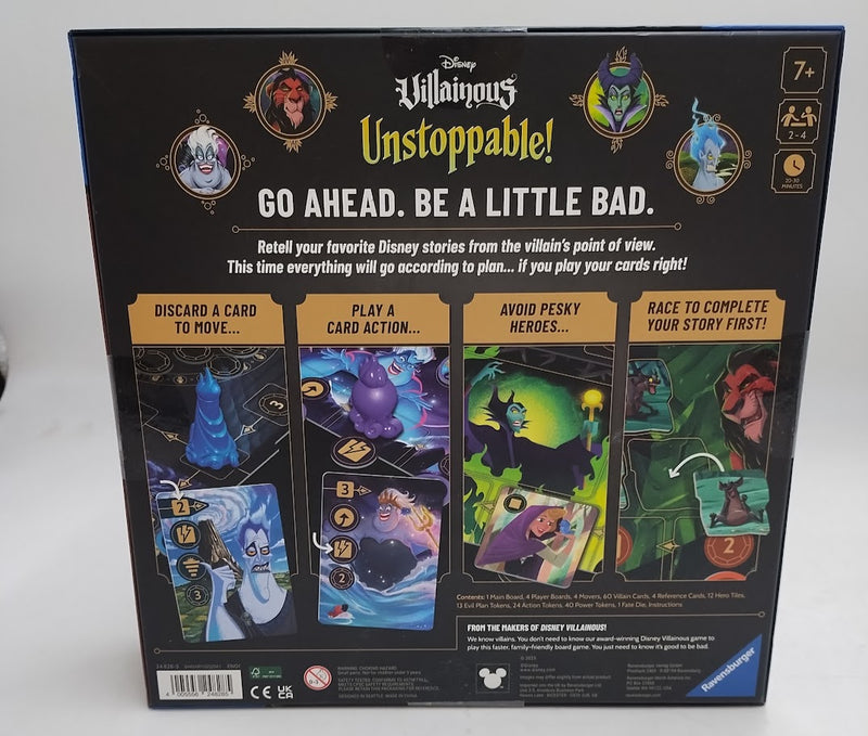 Ravensburger Disney Villainous Unstoppable! Family Board Game - IN HAND!