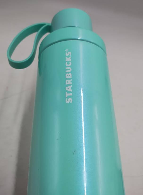 Starbucks Summer Mint Blue Pearl Stainless Steel 20 Oz READ DESCRIPTION