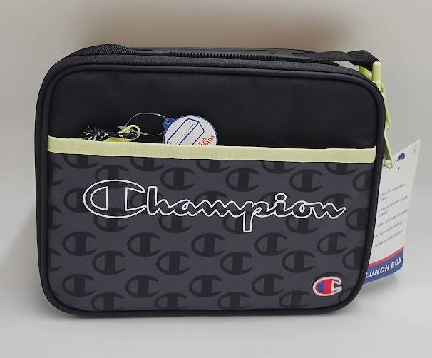 Champion Center Lunch Kit with Tray - Dark Gray Logo