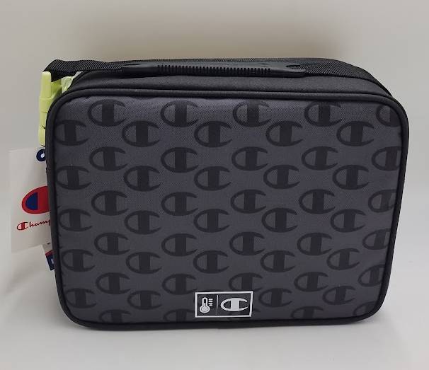 Champion Center Lunch Kit with Tray - Dark Gray Logo