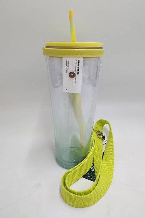 STARBUCKS SUMMER 2025 VIBRANT YELLOW 24 OZ. READ DESCRIPTION