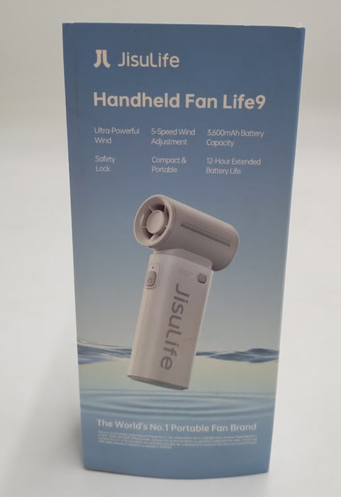 JISULIFE Foldable Portable Pocket Fan Gray