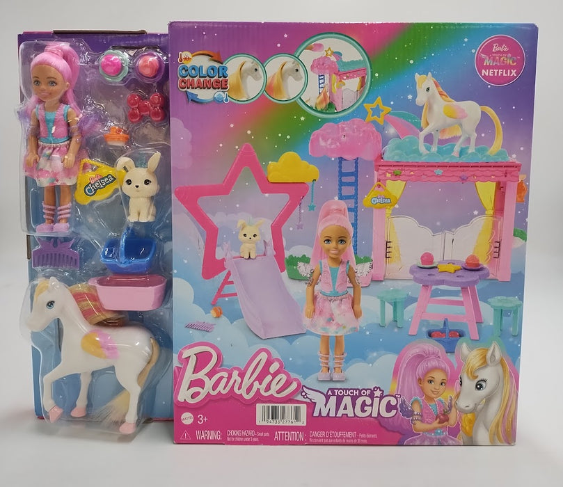 Barbie A Touch of Magic Chelsea Doll Playset with Baby Pegasus SEE DETAILS