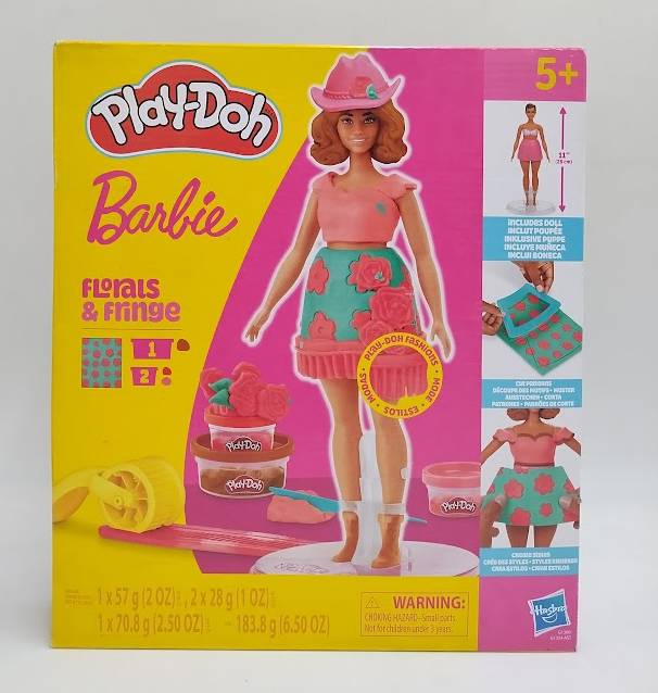Play-Doh Barbie Florals and Fringe Designer Doll Set