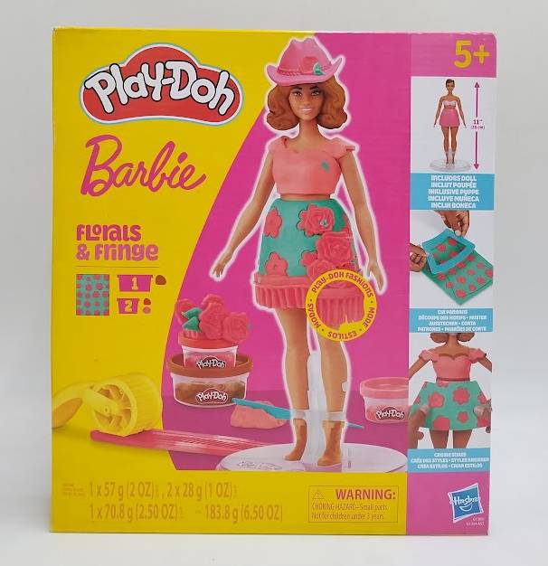 Play-Doh Barbie Florals and Fringe Designer Doll Set