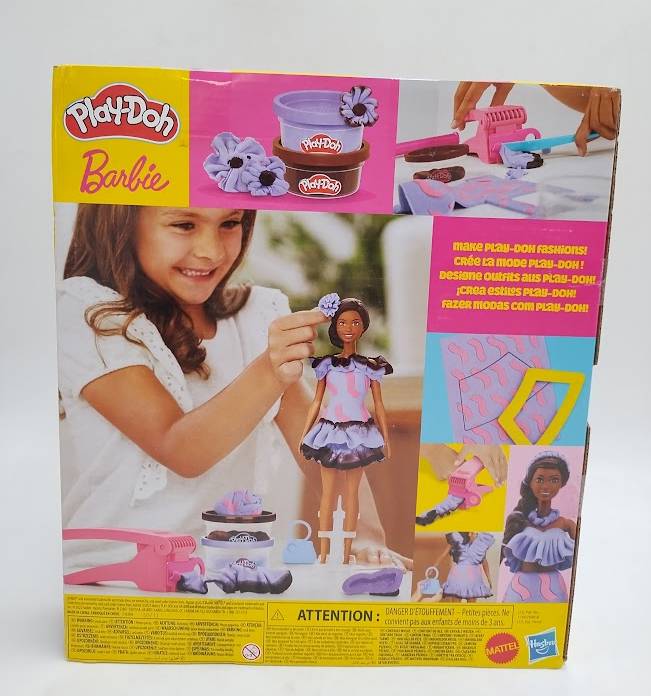 Play-Doh Barbie Fashionista Ruffles Designer Doll Set
