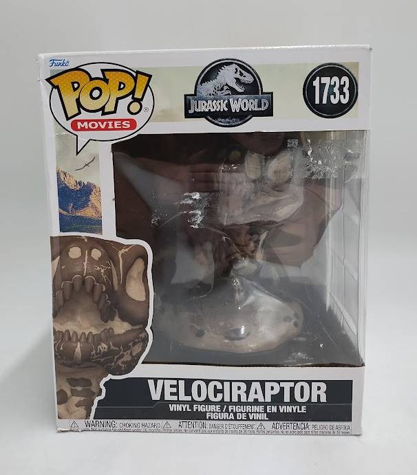 Funko POP! Super: Jurassic Park Velociraptor Fossil Figure SEE DETAILS