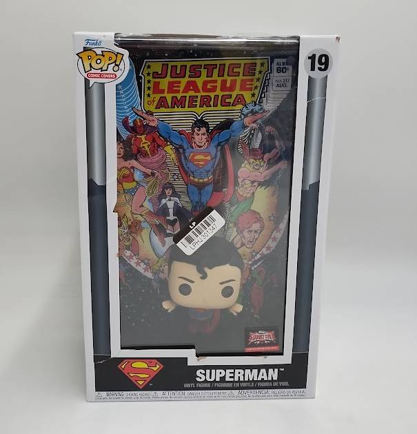 Funko POP! Comic Cover: DC Justice League of America Superman Figure SEE DETAILS