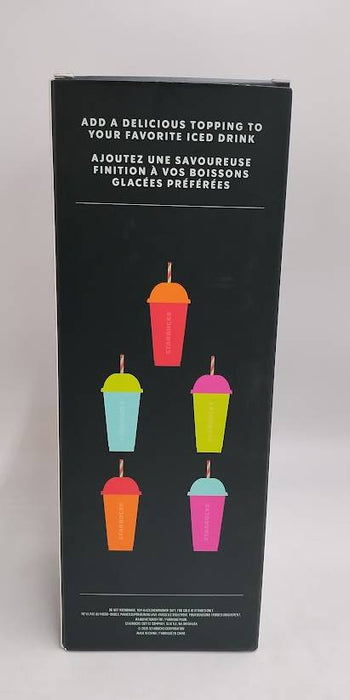 Starbucks 5pk Plastic Reusable Cold Cup Dome Lid Straw 24oz