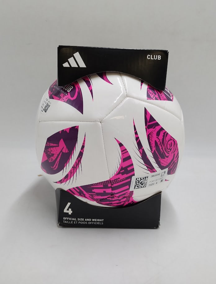 Adidas MLS Size 4 Club Sports Soccer Ball - Berry Purple: All Ages, Butyl Bladder, TPU Shell