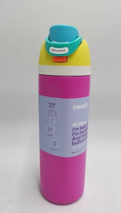 Owala Special Edition 24oz Stainless Steel- Shocking Grape READ DESCRIPTION