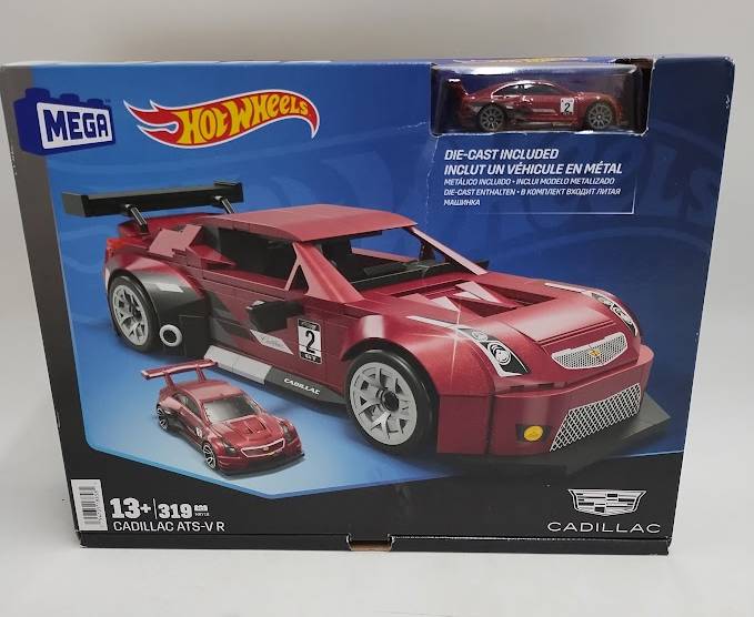 MEGA Hot Wheels Cadillac ATS-V R Vehicle Building Toy Kit - 319pc SEE DETAILS