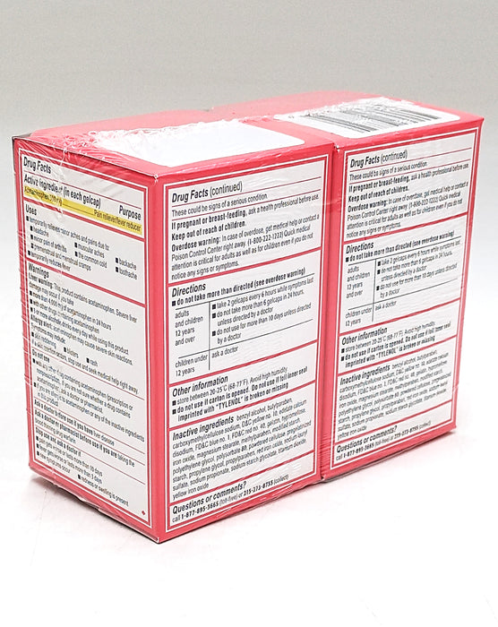 Value Pack - Extra Strength Tylenol Rapid Release Gels 200 Count - Exp: 01/2027
