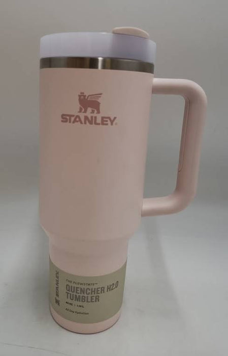 Stanley 40 oz Stainless Steel H2.0 Tumbler Rose Quartz 2.0 READ DESCRIPTION