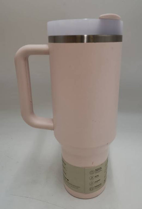 Stanley 40 oz Stainless Steel H2.0 Tumbler Rose Quartz 2.0 READ DESCRIPTION