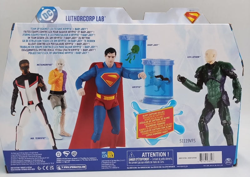 DC Comics Superman TRGX Action Figure Set 6" - 4pk SEE DETAILS