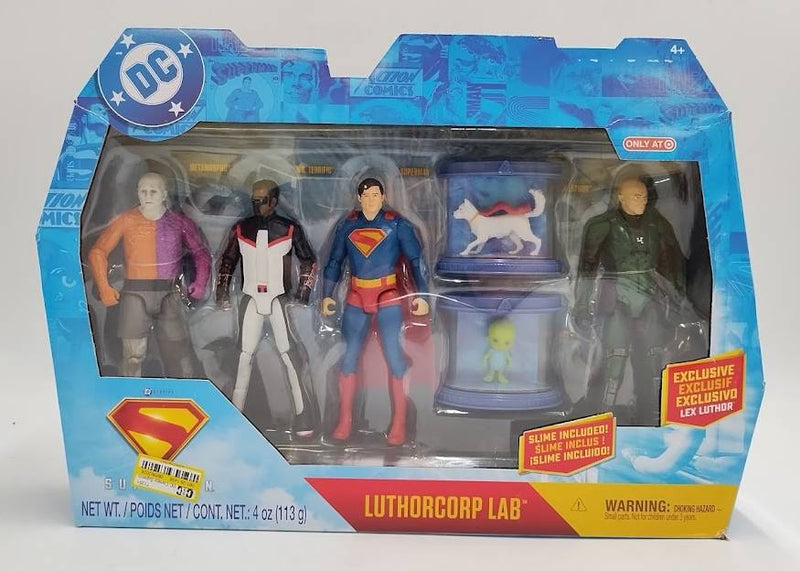 DC Comics Superman TRGX Action Figure Set 6" - 4pk SEE DETAILS