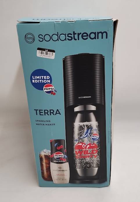 SodaStream Wild Cherry Pepsi Soda Maker BEST BEFORE 02/26 SEE DETAILS