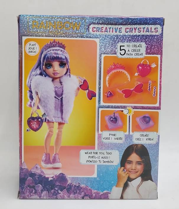 Rainbow High 11" Creative Crystals Violet Fashion Doll SEE DETAILS