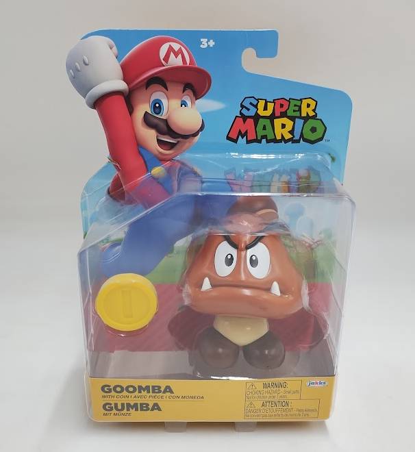 Nintendo Super Mario 4" Goomba with Coin Action Figure SEE DETAILS