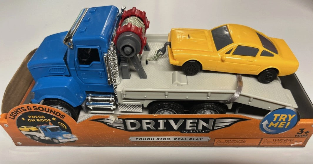 DRIVEN – Tow Truck – Micro Series YELLOW CAR