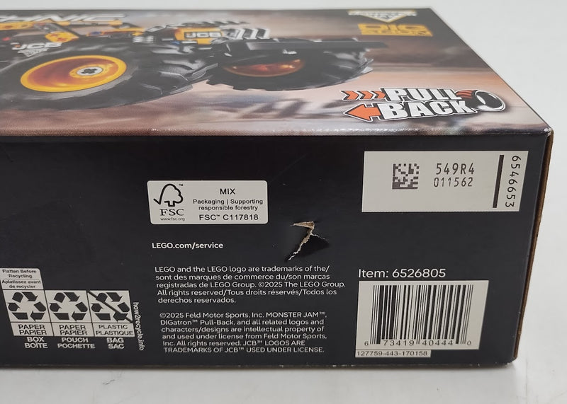 LEGO Technic Monster Jam DIGatron Pull-Back Monster Truck 42199 SEE DETAILS
