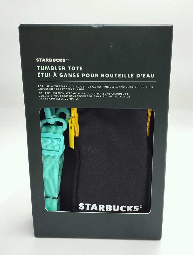 Starbucks Plastic Reusable Water Bottle Carrying Bag