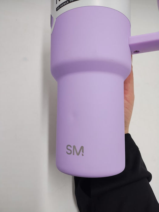 Simple Modern 40oz Trek Hydrangea Straw Tumbler Purple READ DESCRIPTION