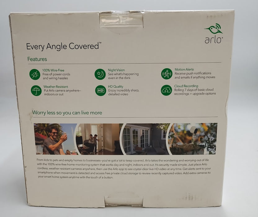 Arlo - Wireless Home Security Camera System | Indoor/Outdoor | 2 Camera Kit