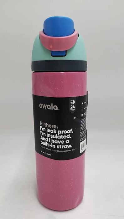 Owala Special Edition 24oz Water Bottle - Bubblegum Burst READ DESCRIPTION