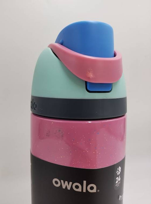 Owala Special Edition 24oz Water Bottle - Bubblegum Burst READ DESCRIPTION
