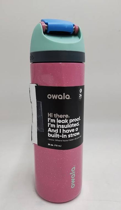 Owala Special Edition 24oz Water Bottle - Bubblegum Burst READ DESCRIPTION