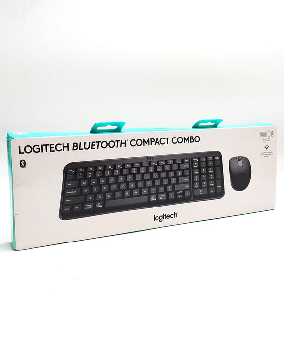 Logitech Bluetooth Compact Combo - Black: Dome Switch, Full Size