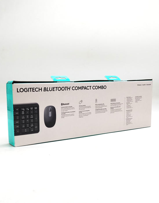 Logitech Bluetooth Compact Combo - Black: Dome Switch, Full Size