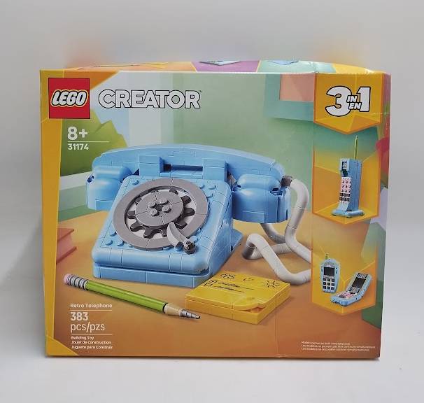 LEGO Creator 3 in 1 Retro Telephone Kids Building Toy 31174 SEE DETAILS