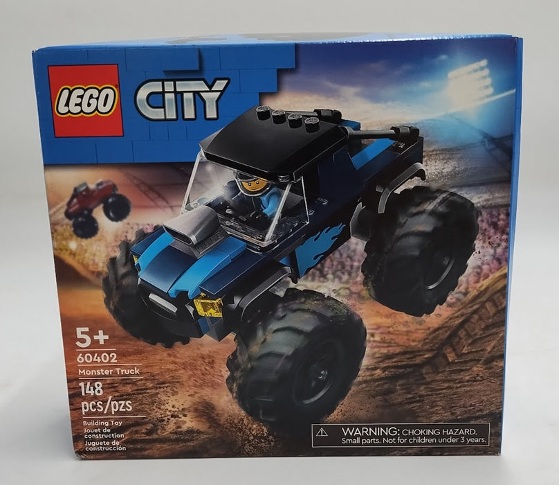 LEGO City Blue Monster Truck Off-Road Toy, Mini Monster Truck 60402 SEE DETAILS