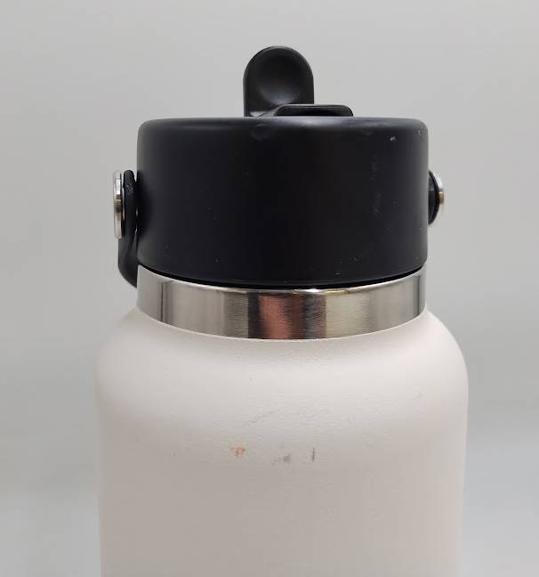 Hydro Flask 32oz Wide Mouth Flex Straw Travel Water Bottle Ivory READ DESCRIPTION