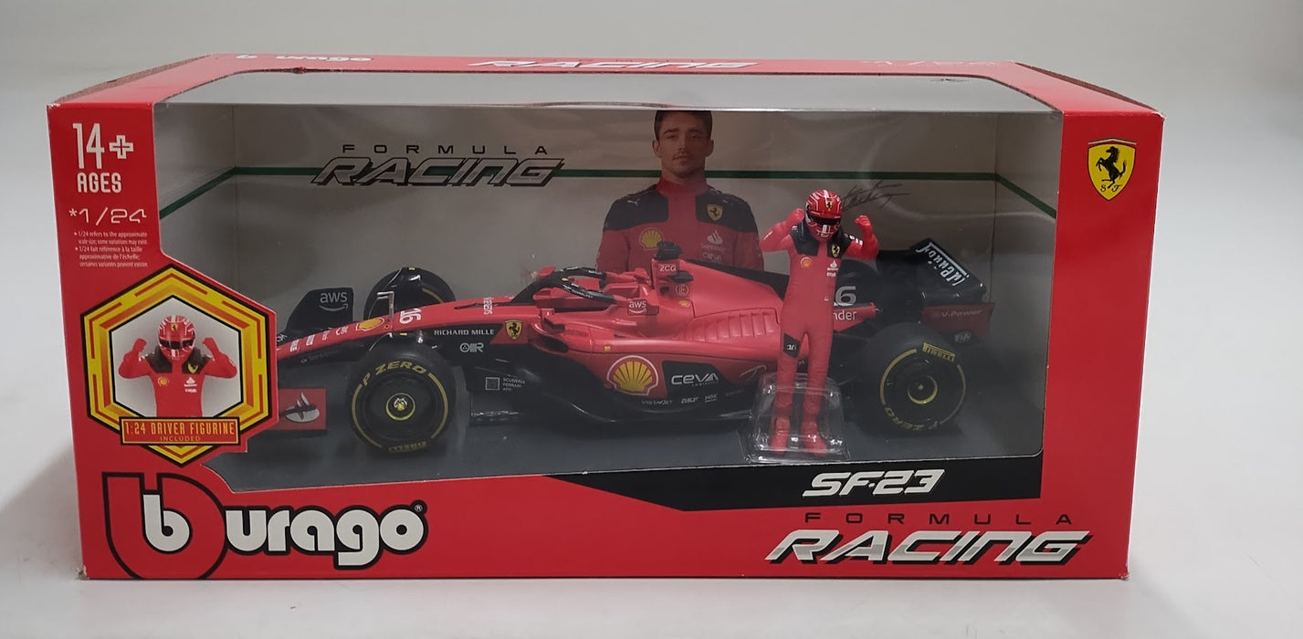 Maisto Formula Racing Diecast with Driver Figure 1:24 Scale SF-23 FORMULA RACING
