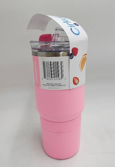 Cirkul Flamingo On-The-Go StrawSip Tumbler - 24oz READ DESCRIPTION