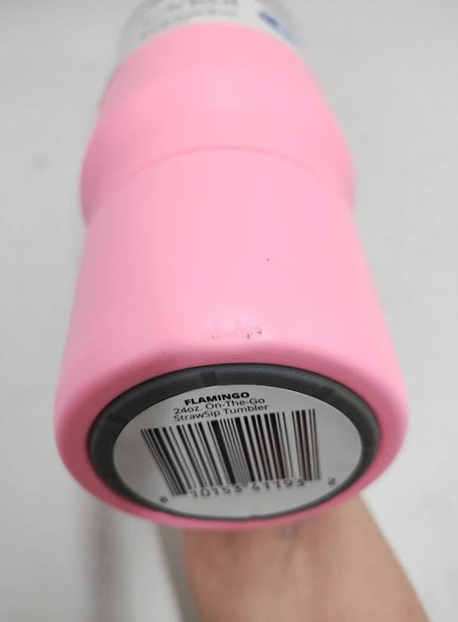 Cirkul Flamingo On-The-Go StrawSip Tumbler - 24oz READ DESCRIPTION