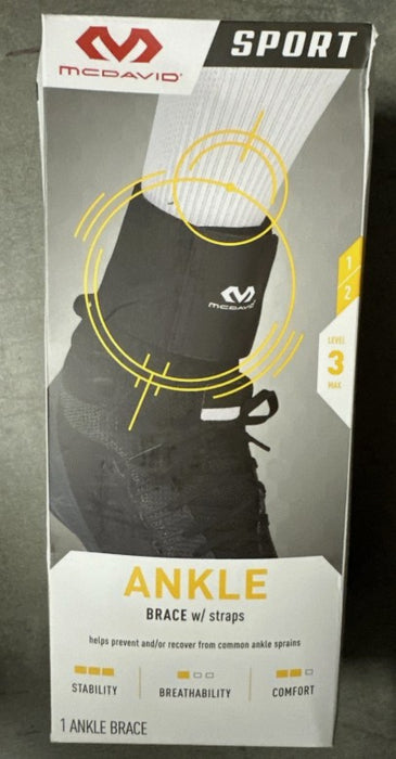 McDavid Sport Ankle Brace - Black - L