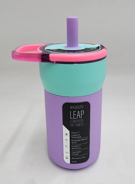 BruMate Leap 12oz 100% Leakproof Kids' Tumbler - Stardust READ DESCRIPTION