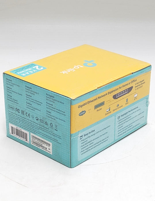 tp-link 5-Port Gigabit Switch Unmanaged (Desktop) 5/10/100/1000M