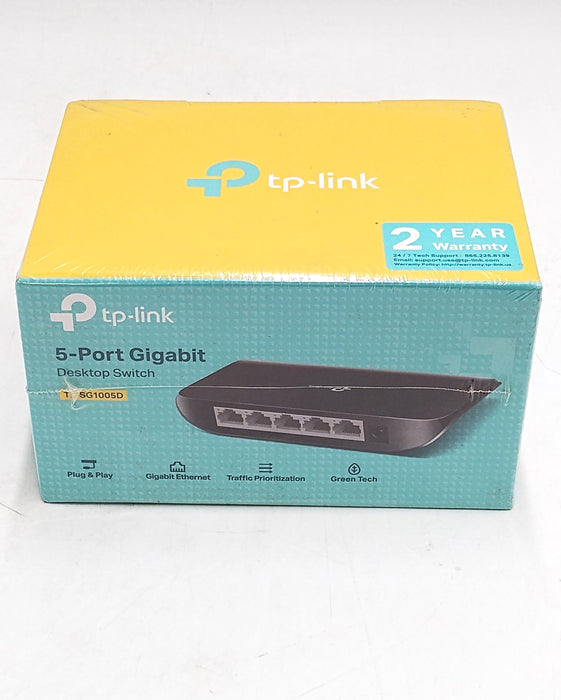 tp-link 5-Port Gigabit Switch Unmanaged (Desktop) 5/10/100/1000M