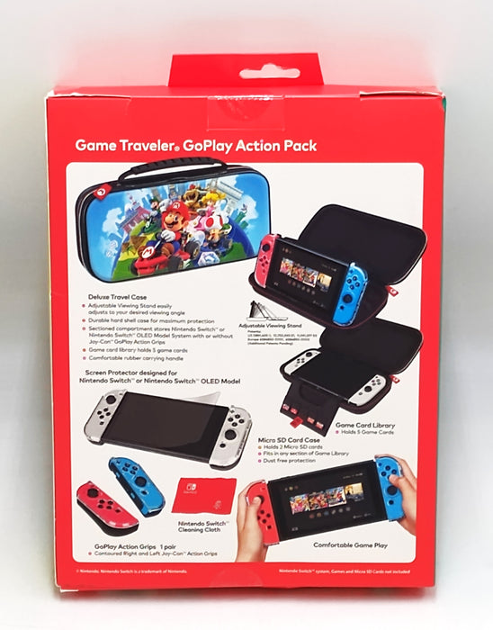 Nintendo Switch Game Traveler GoPlay Mario Kart Action Pack *SEE DETAILS*