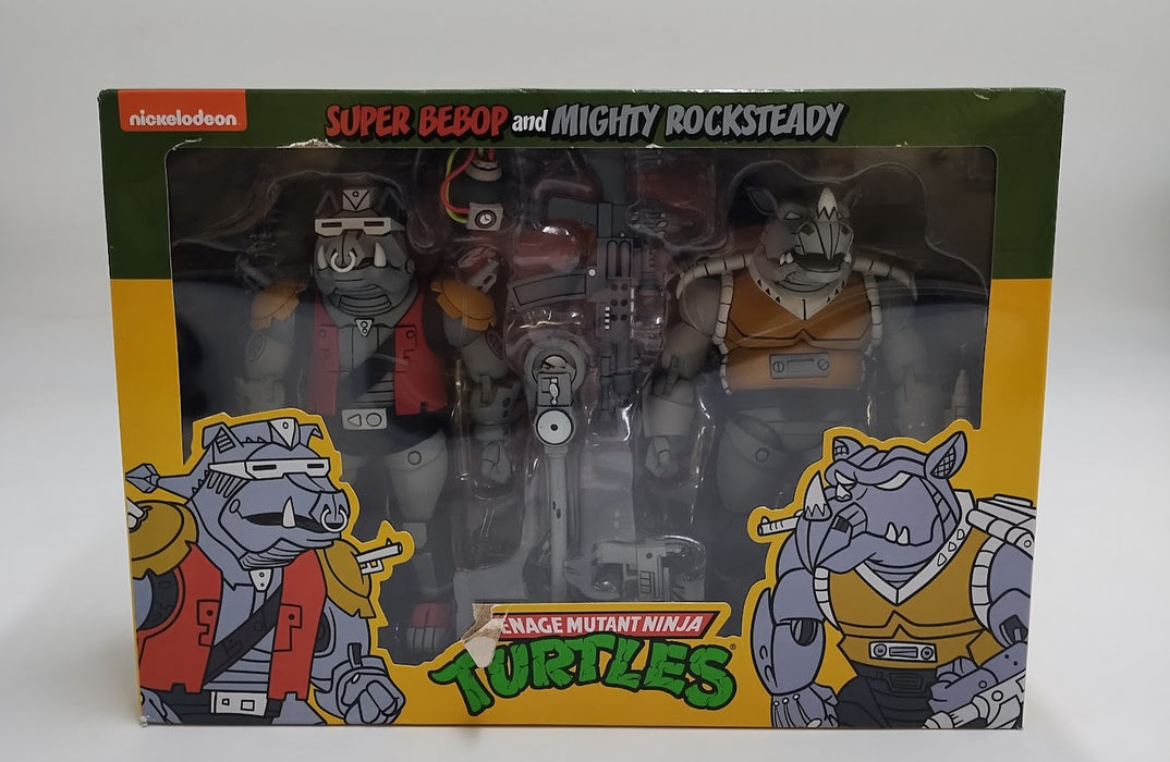 NECA Teenage Mutant Ninja Turtles Super Bebop and Mighty Rocksteady 7" Action Figures - 2pk (Target Exclusive)