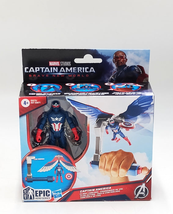 Captain America Brave New World 4'' Flight Captain Action Figure *SEE DETAILS*