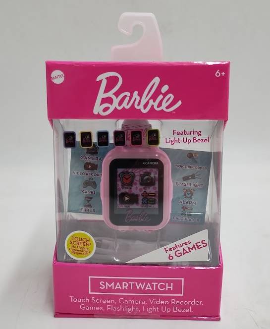 Girls' Barbie Light Up Interactive Watch - Pink