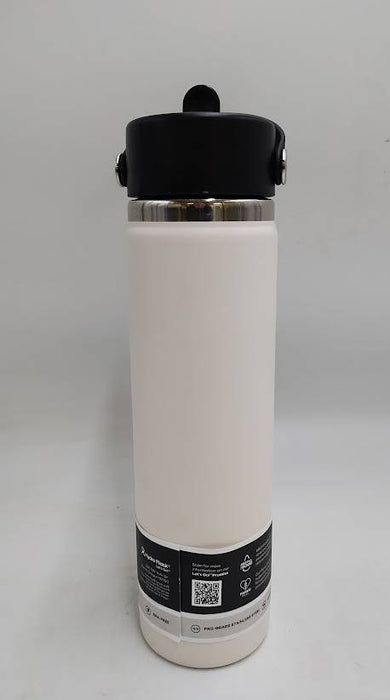 Hydro Flask 24oz Wide Mouth Flex Straw Water Bottle Ivory