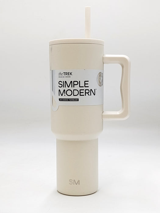 Simple Modern 40oz Trek Straw Tumbler Cream